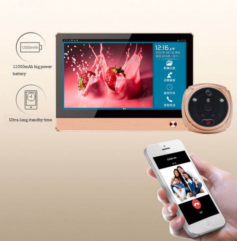 Intelligent Visual Doorbell Wifi Remote Intercom Home Security Multifunction Home Use