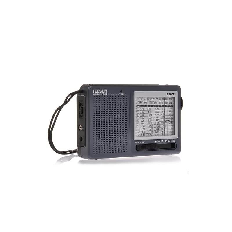 R-9012 AM/FM/SW 12 Bands Shortwave Radio Portable Receiver Gray