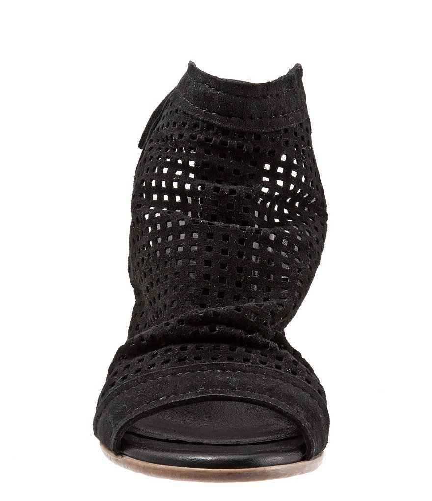 Bueno Udo Perforated Suede Slingback Sandals