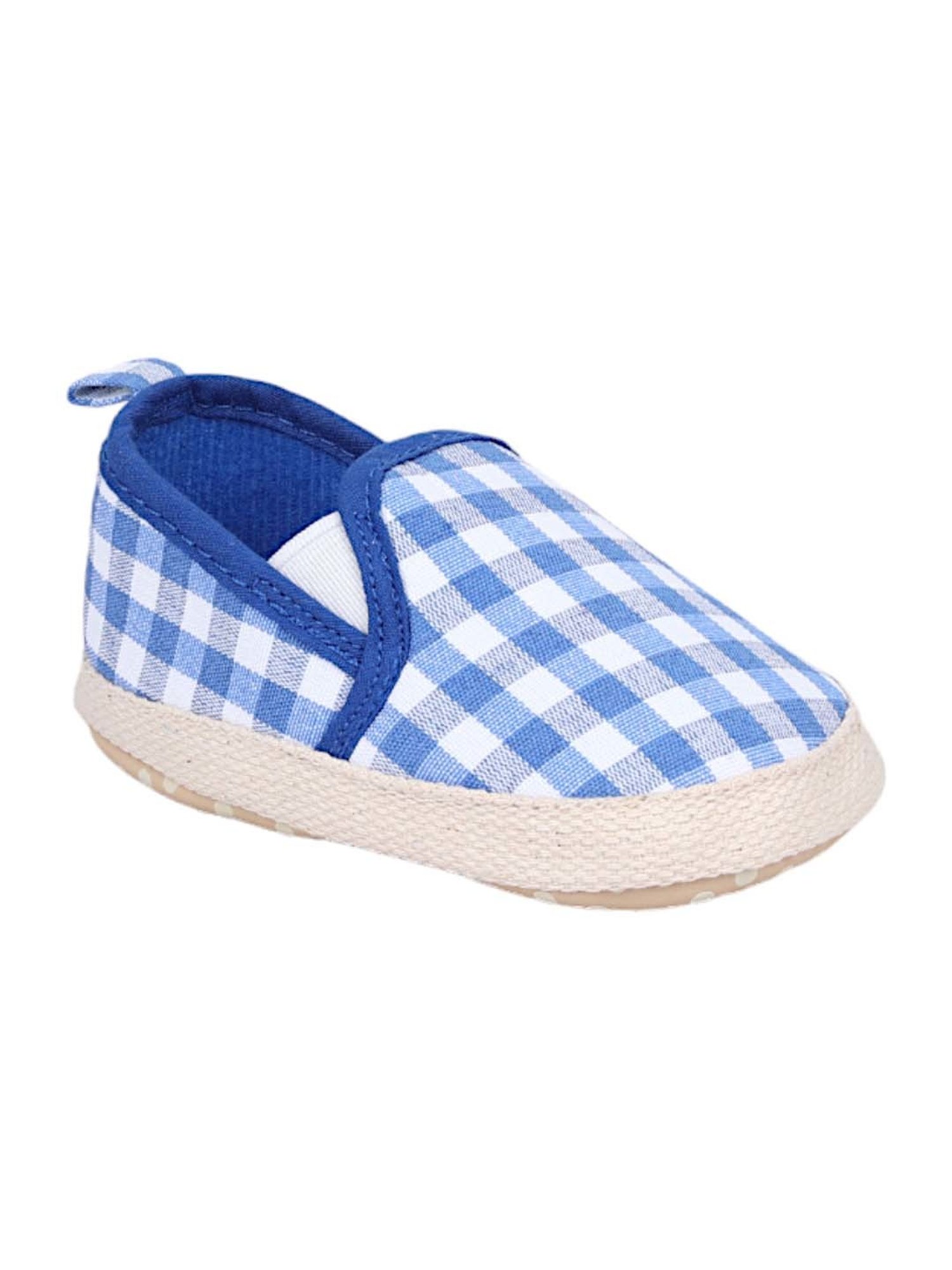 Baby Moo Kids Brown & White Velcro Shoes