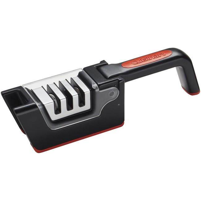 Cuisinart Classic 3 Slot Foldable Knife Sharpener, Black C77SHP-3S