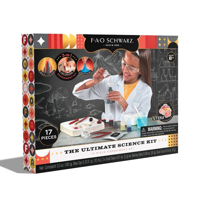 FAO Schwarz Ultimate Science Kit - 17pc
