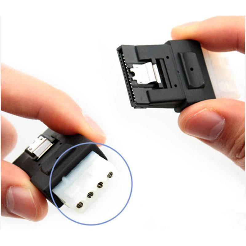 Power Converter for Sata15p female & IDE 4p female power cable connector adapter