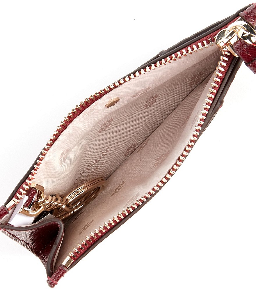 kate spade new york Spencer Leather Zippered Card Case Wristlet