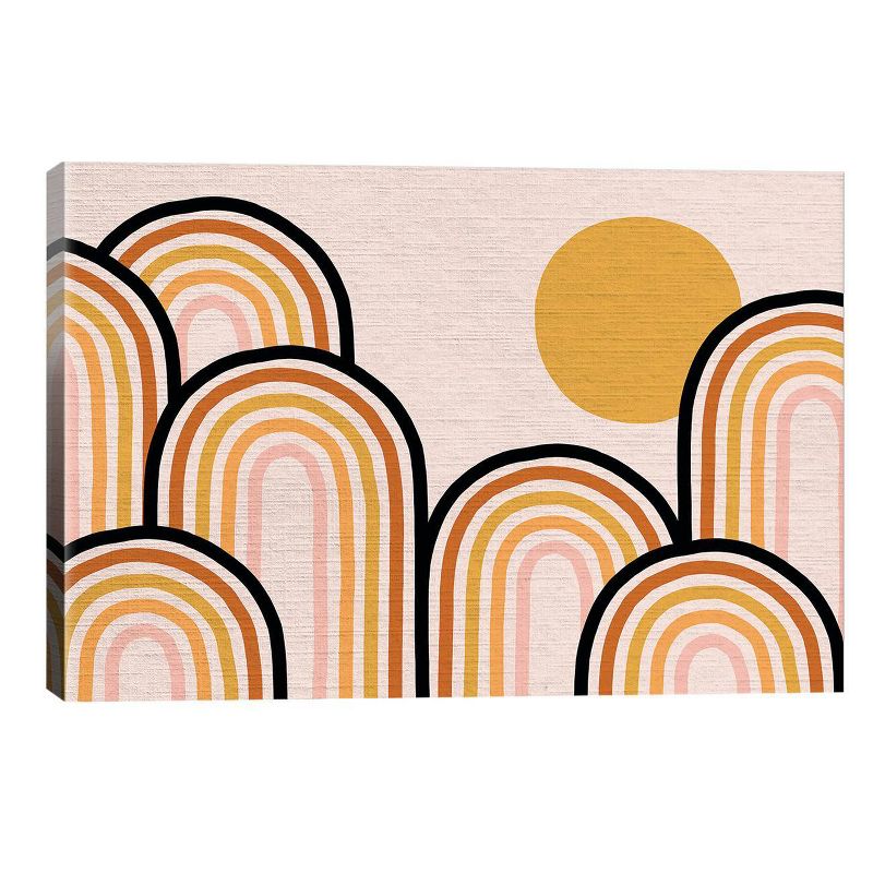 Growing Rainbow Blush Mat II by Dominique Vari Unframed Wall Canvas - iCanvas