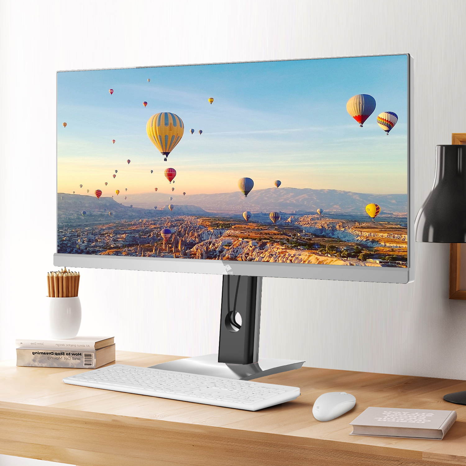 Z-EDGE U29IAB 29" Ultrawide 2560 x 1080 WFHD 21:9 Aspect Ratio 100Hz Refresh Rate 4 ms MPRT IPS Monitor, HDMIx2+DP, Built-in Speakers, with Wireless Keyboard & Mouse