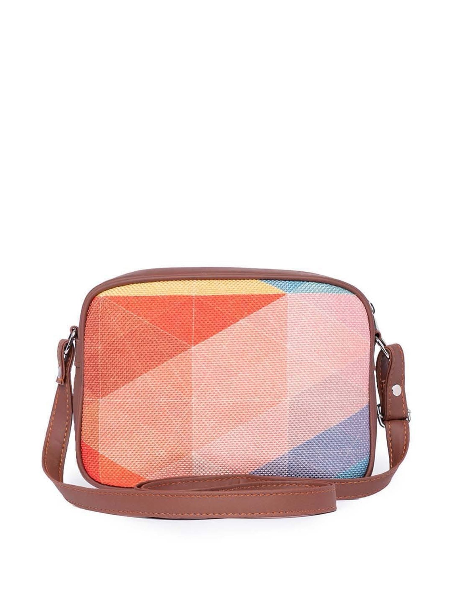 ZOUK Multicolor Printed Medium Sling Handbag