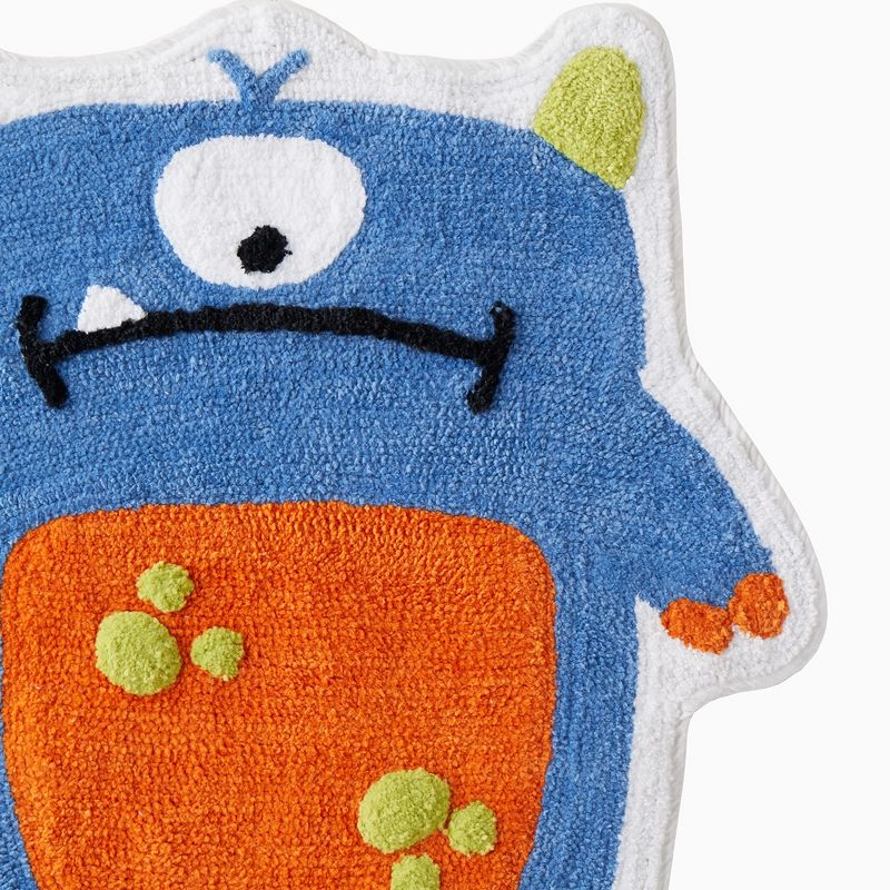 SKL Home Monsters Design Creature Shaped Bright Colores With High/Low Tufting Rug - 27x27", Multi