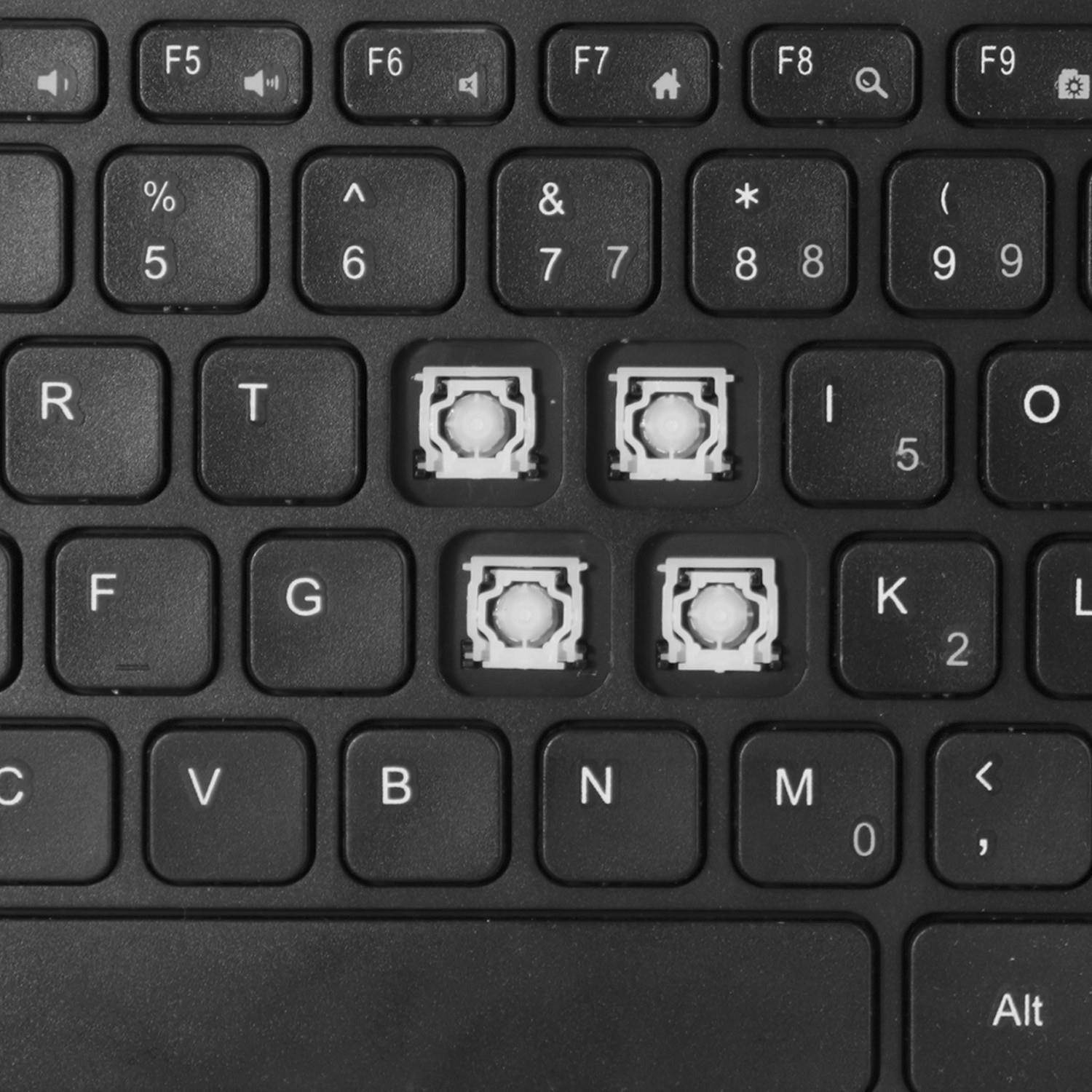 ADESSO WKB-4050UB ADESSO 2.4GHZ WIRELESS KEYBOARD, WITH SCISSOR SWITCH KEYS, LARGE BUILT-IN MULTI-