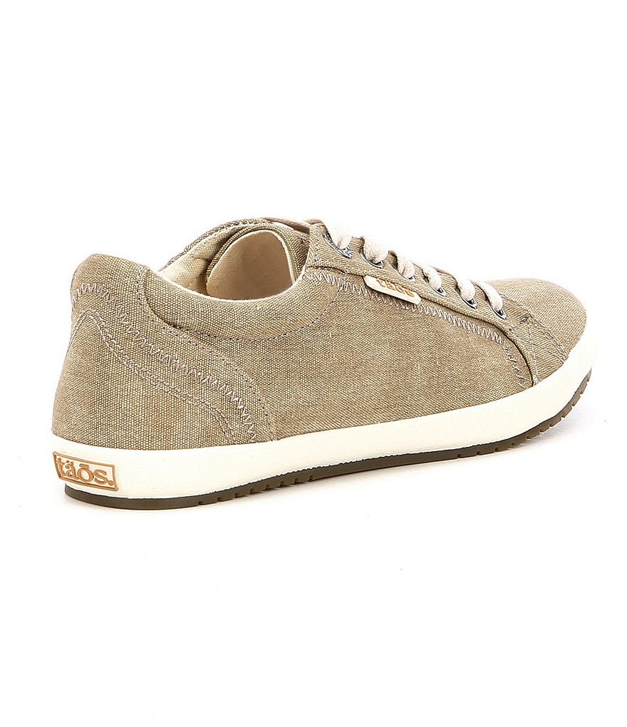 Taos Footwear Star Washed Canvas Lace-Up Sneakers