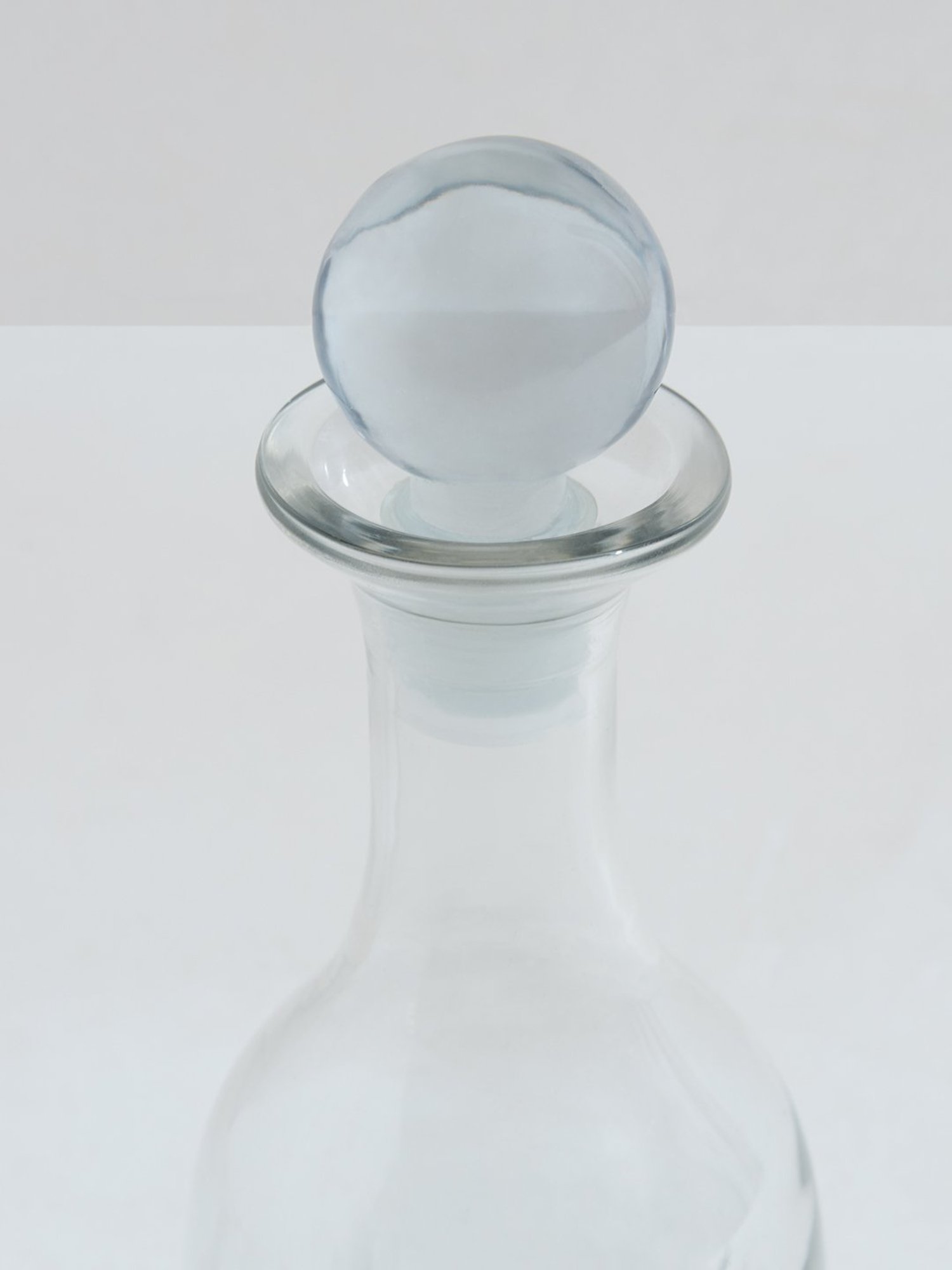 Pure Home and Living Blue Glass Decanter (0.7 L)