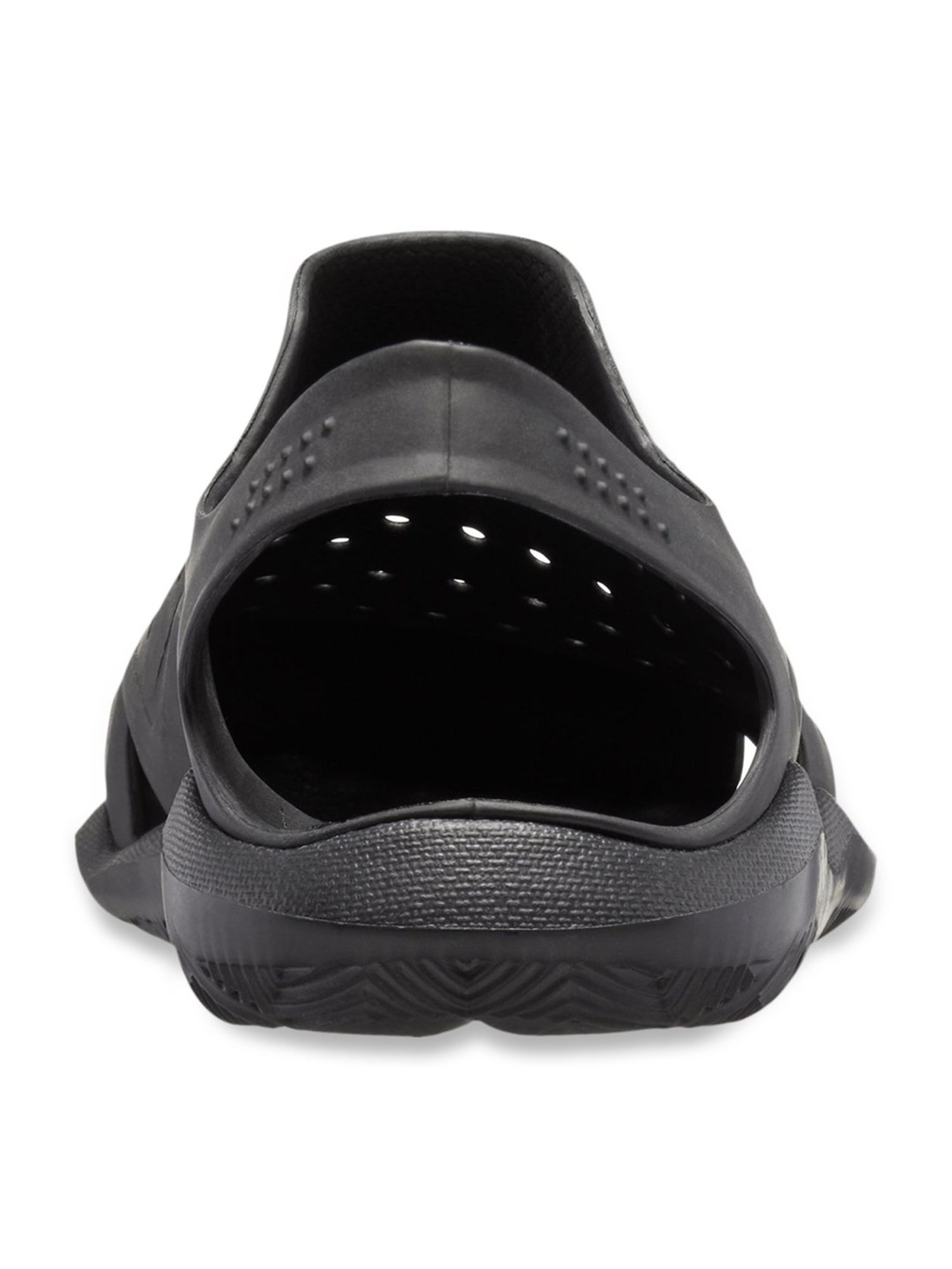 Crocs Men's Swiftwater Wave Black Sling Back Sandals