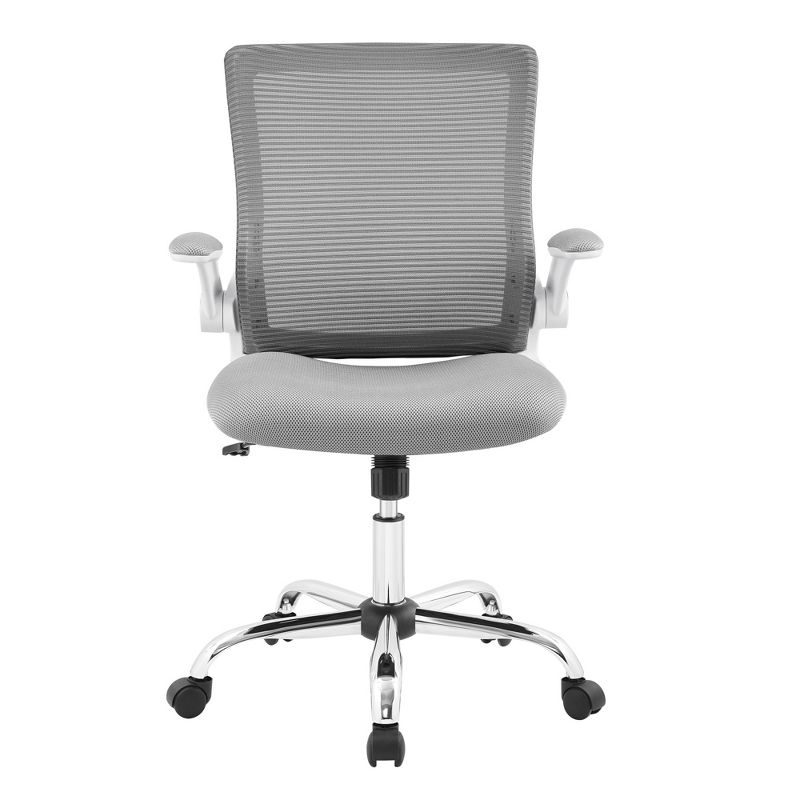 Works Creativity Mesh Office Chair with Chrome Base Gray - Serta