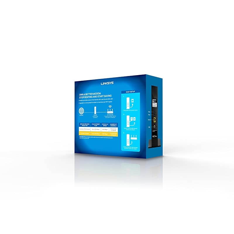 CM3024 High Speed DOCSIS 30 24x8 Cable Modem Certified for ComcastXfinity Time Warner Cox Charter Modem Only No Wifi Functionality