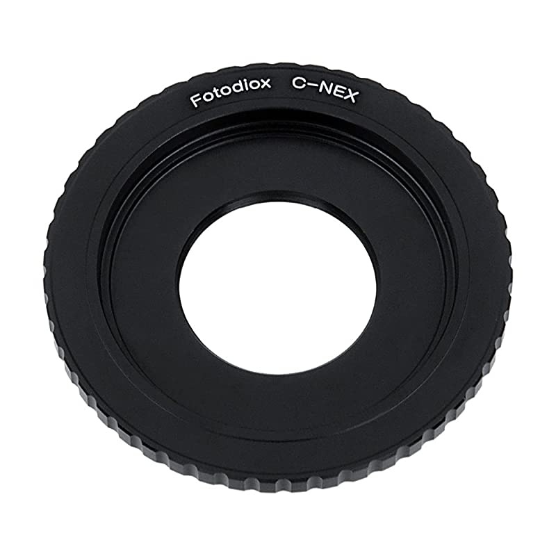 Lens Mount Adapter Compatible with C-Mount CCTV/Cine Lenses on Select Sony E-Mount Cameras