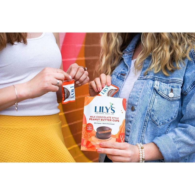 Lily's Milk Chocolate Peanut Butter Cups - 3.2oz