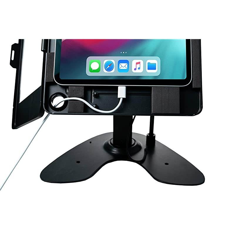 Dual Security Kiosk Stand for 11-inch iPad Pro, Black