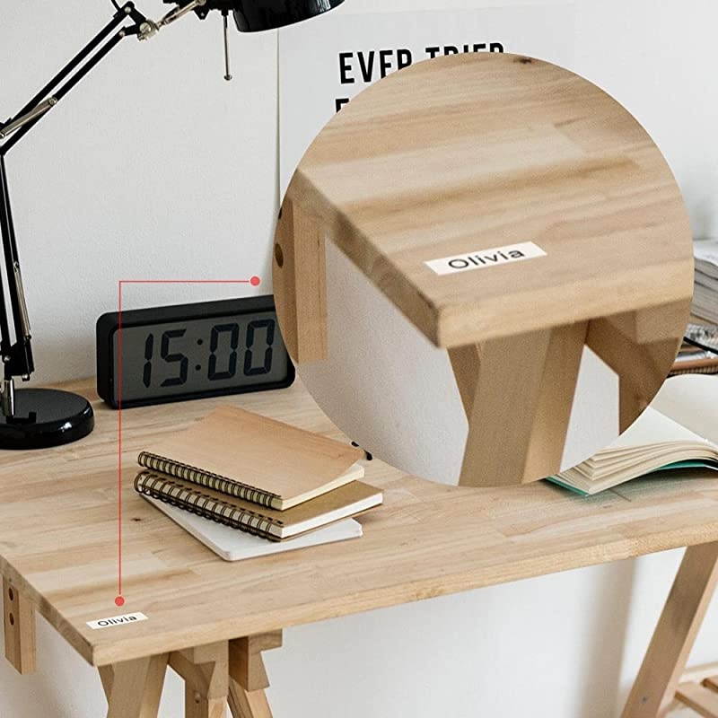 Compatible Label Tape Replacement for Brother P Touch TZe231 TZ231 TZe231 Laminated Black on White 047 Inch x 262 feet12mm x 8m Work with Brother Ptouch Label Maker 5 Pack