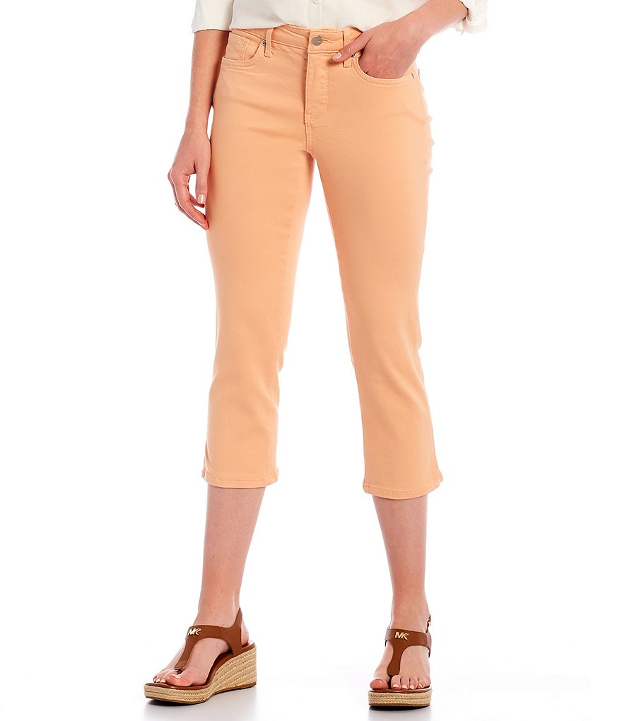 NYDJ Chloe Side Slit Hem Capri Jeans