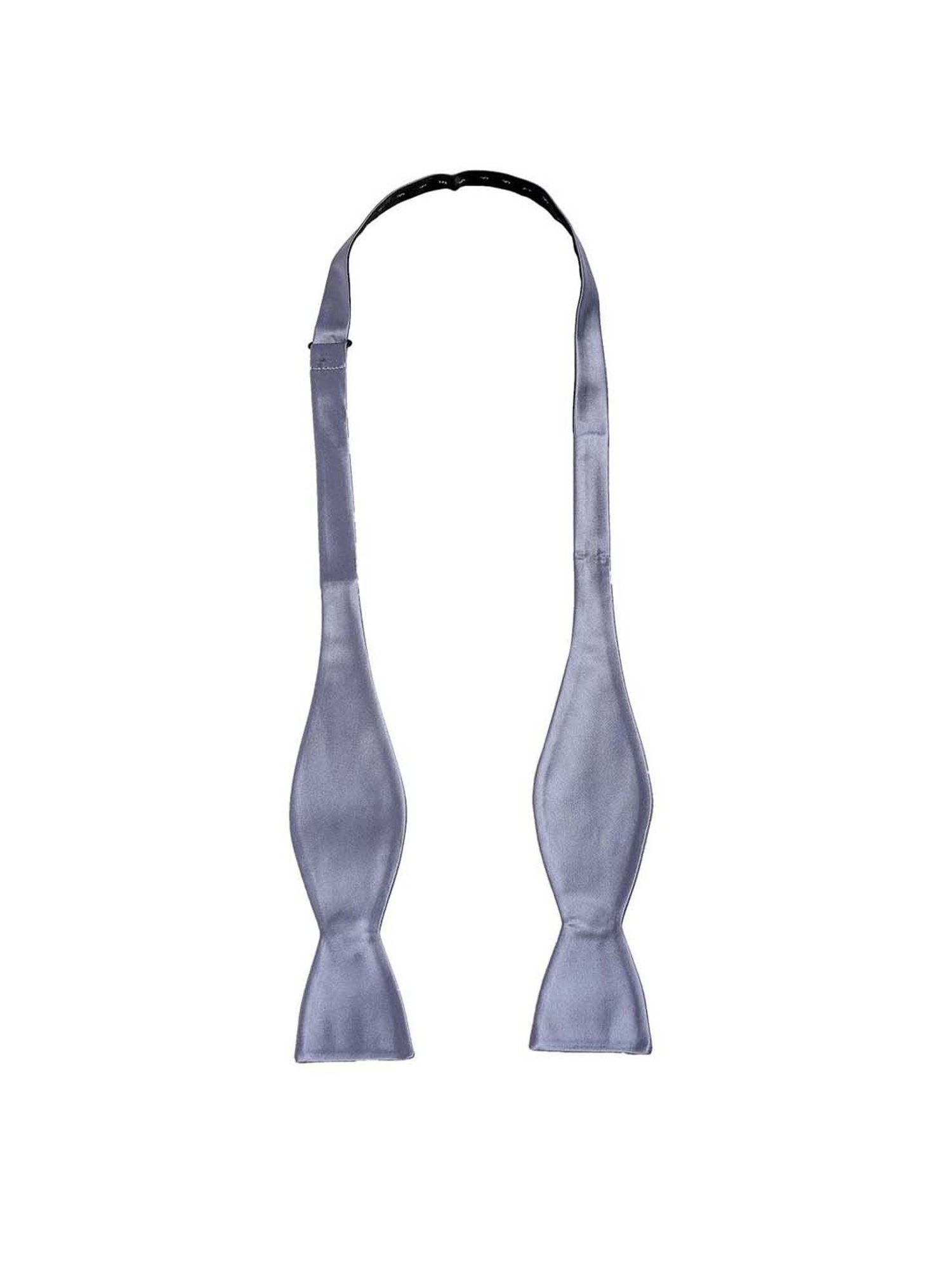 Alvaro Castagnino Grey Solid Bow Tie