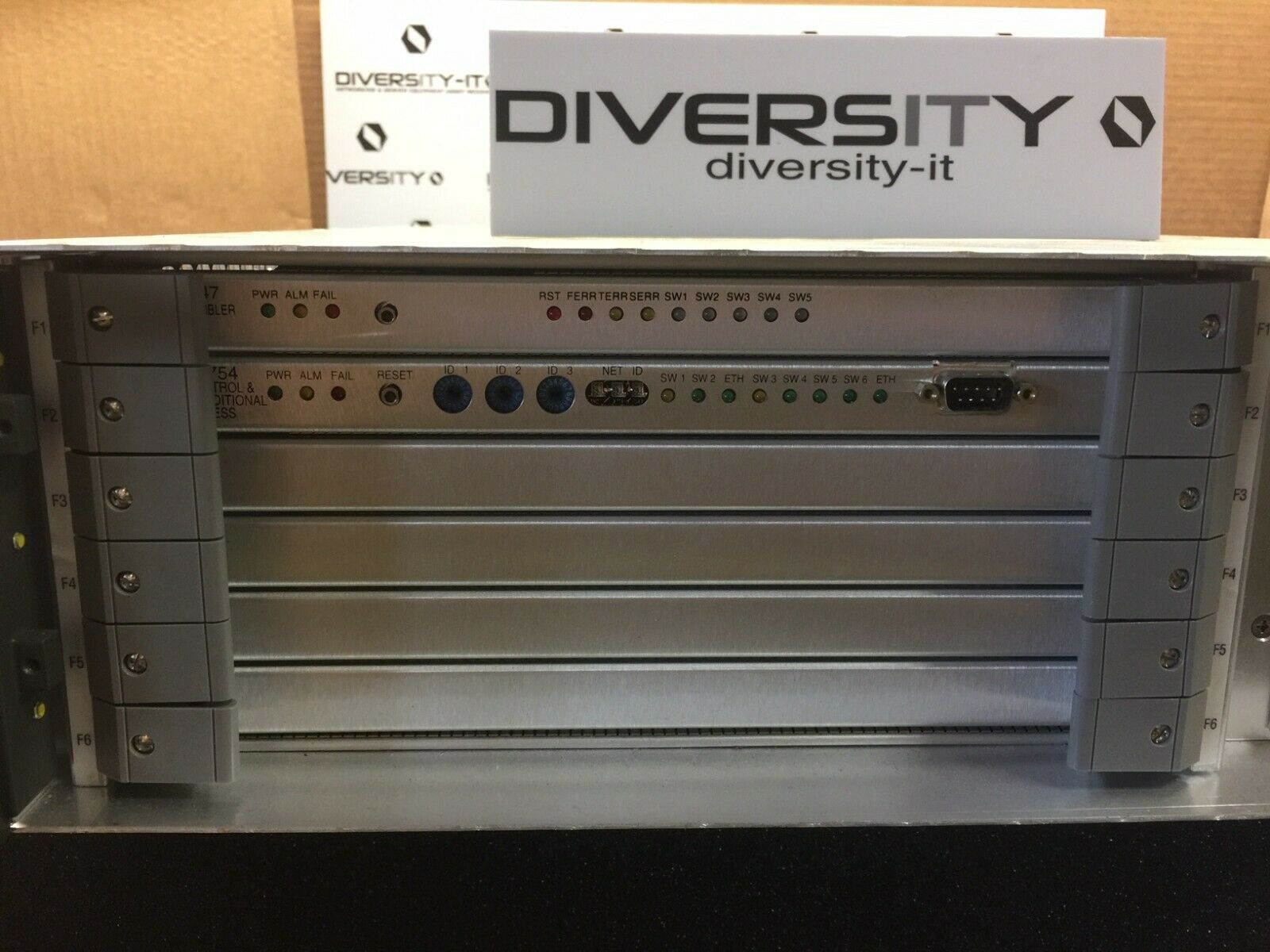 Scientific Atlanta PowerVu Model D9140 Advanced Multiplexer w/ D9747 D9754 Cards