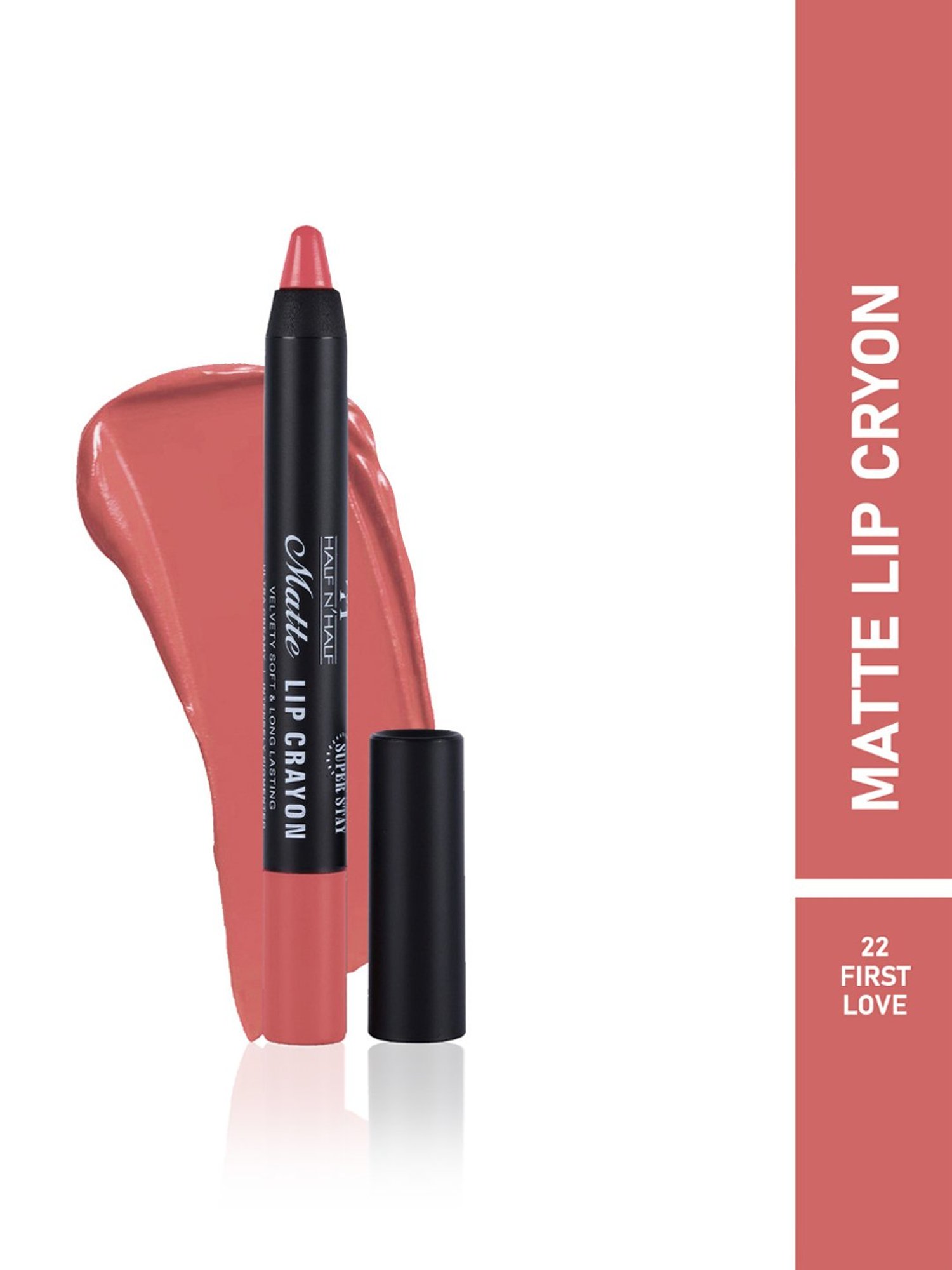 Half N Half Matte Lip Crayon 22 First Love - 3.5 gm