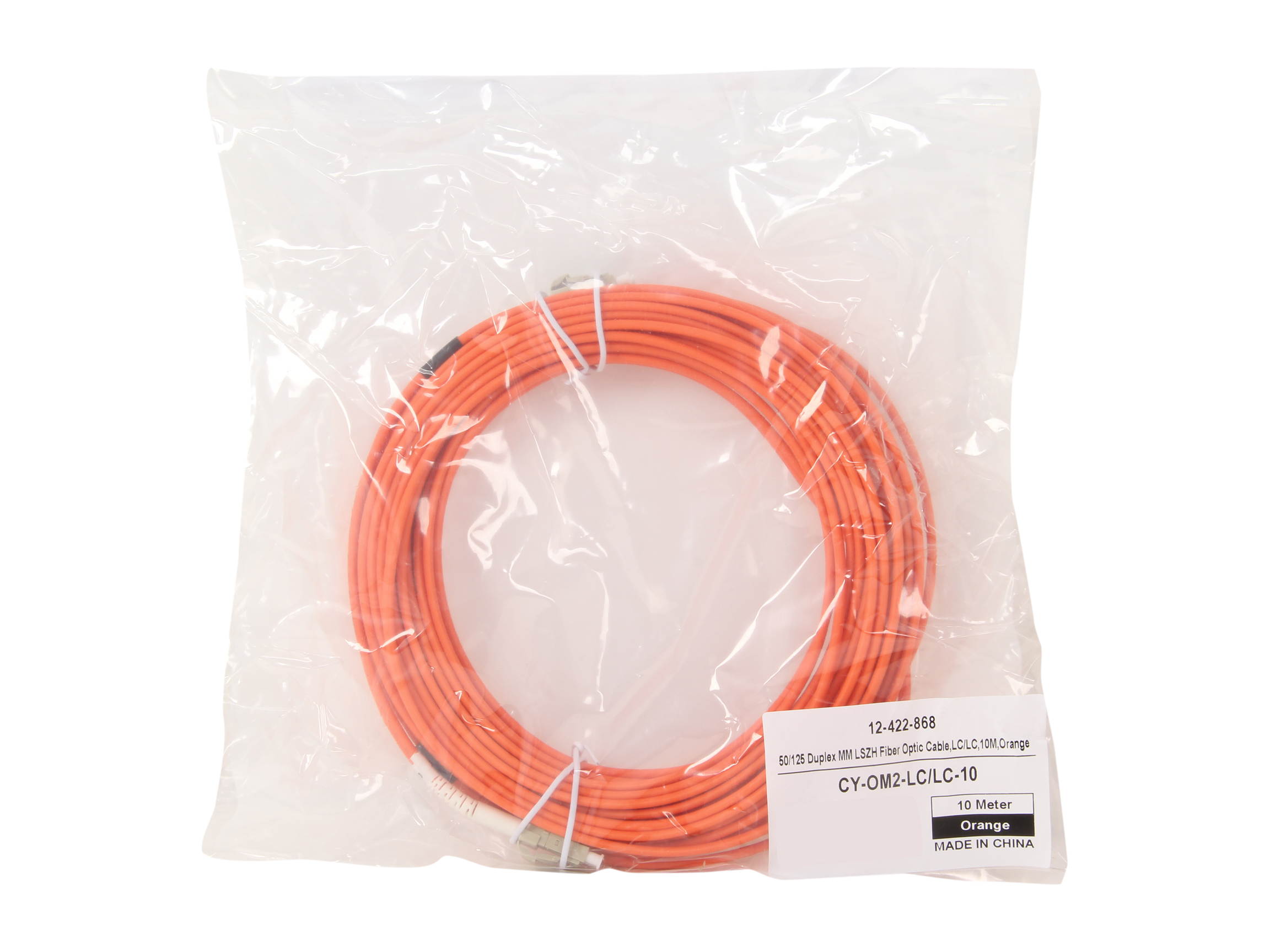Coboc CY-OM2-LC/LC-10 32.81 ft. Fiber Optic Cable