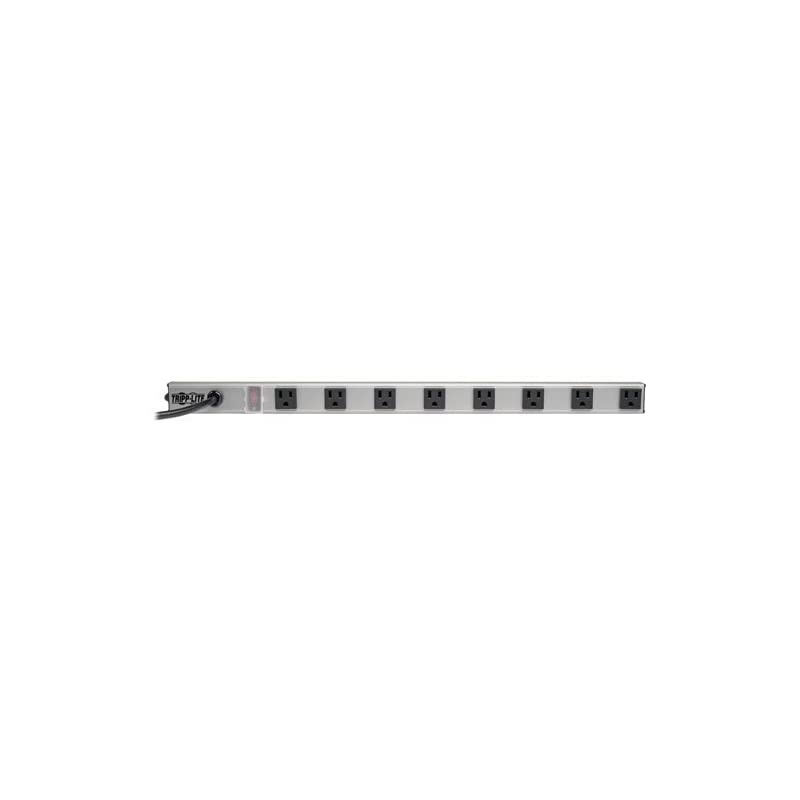 8 Right Angle Outlet Bench & Cabinet Power Strip, 24 in. Length, 15ft Cord with 5-15P Plug (PS2408RA)