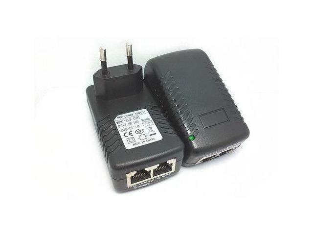 48V 0.5A US Plug 2-Prong Wall PoE Power Supply Adapter Compatible with CISCO AASTRA POLYCOM