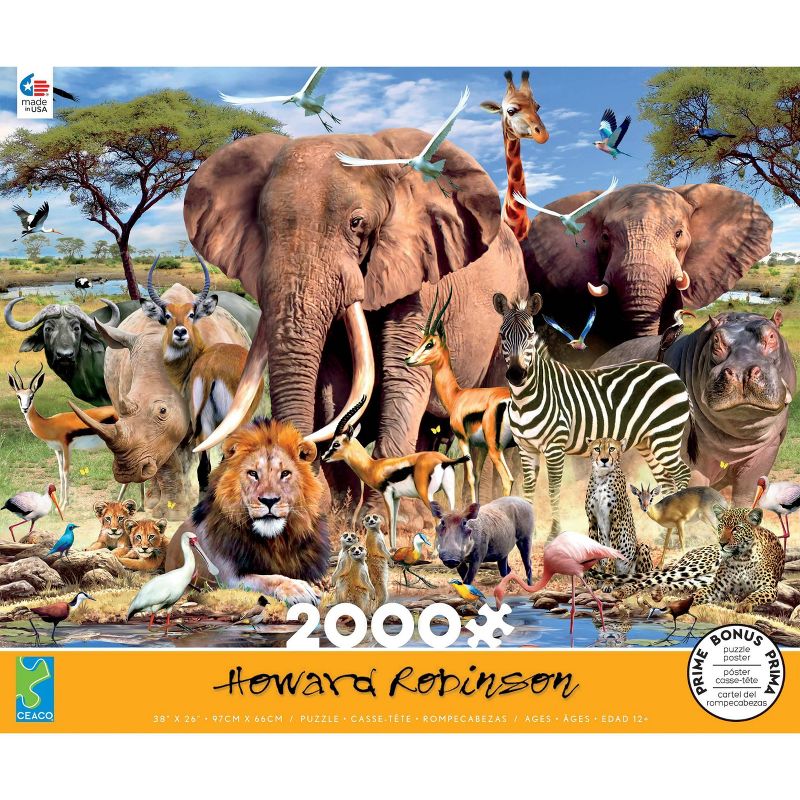 Ceaco African Plains Jigsaw Puzzle - 2000pc