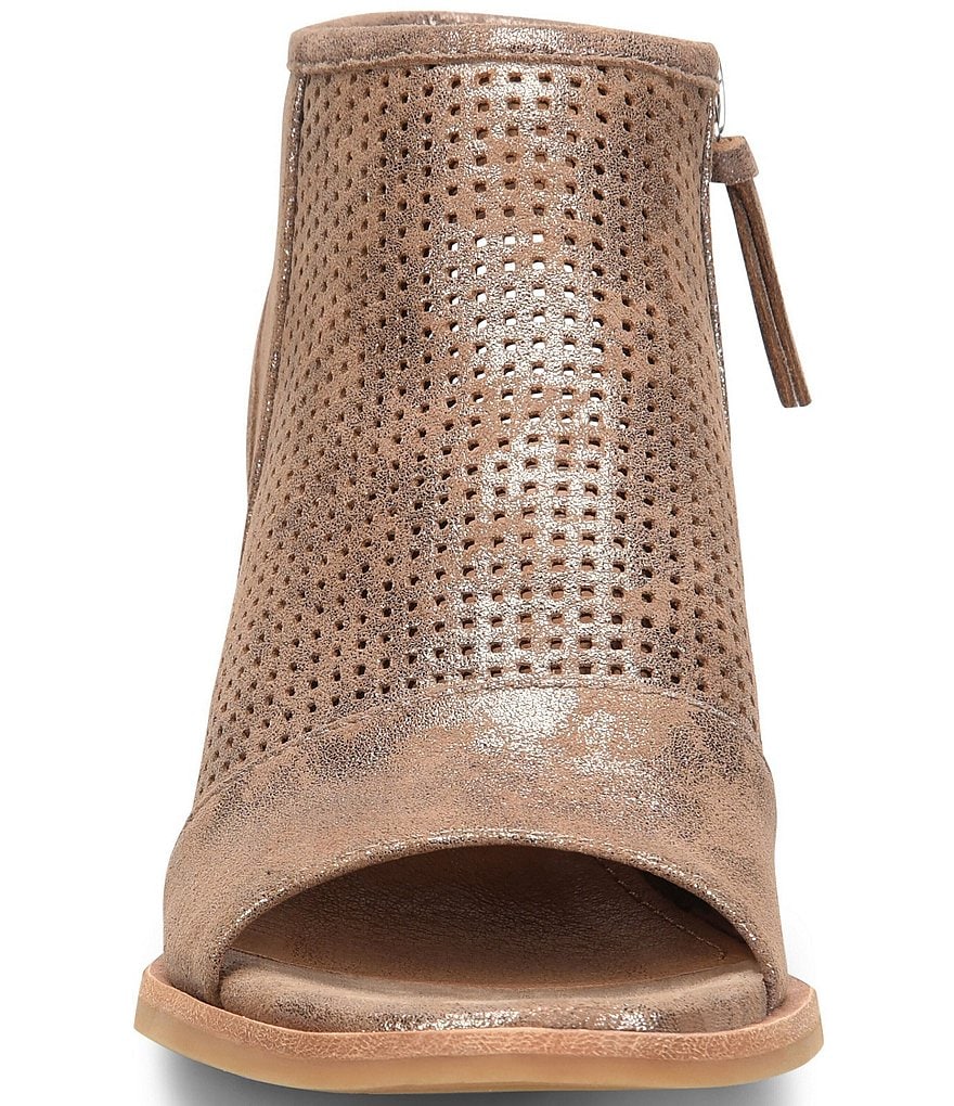 Sofft Coraline Metallic Suede Sandals