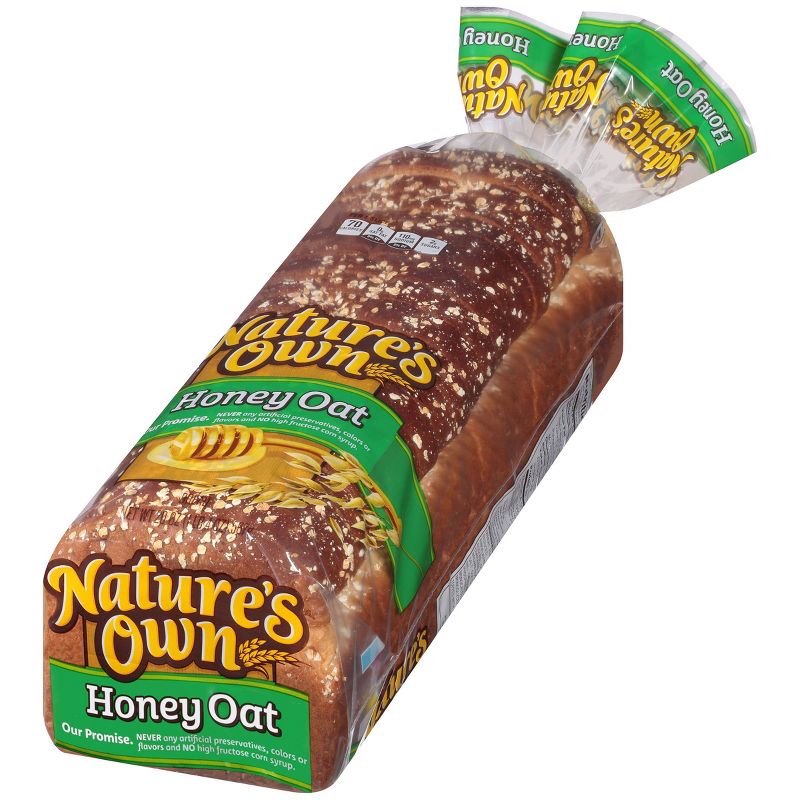 Nature's Own Honey Oat Sliced Bread - 20oz
