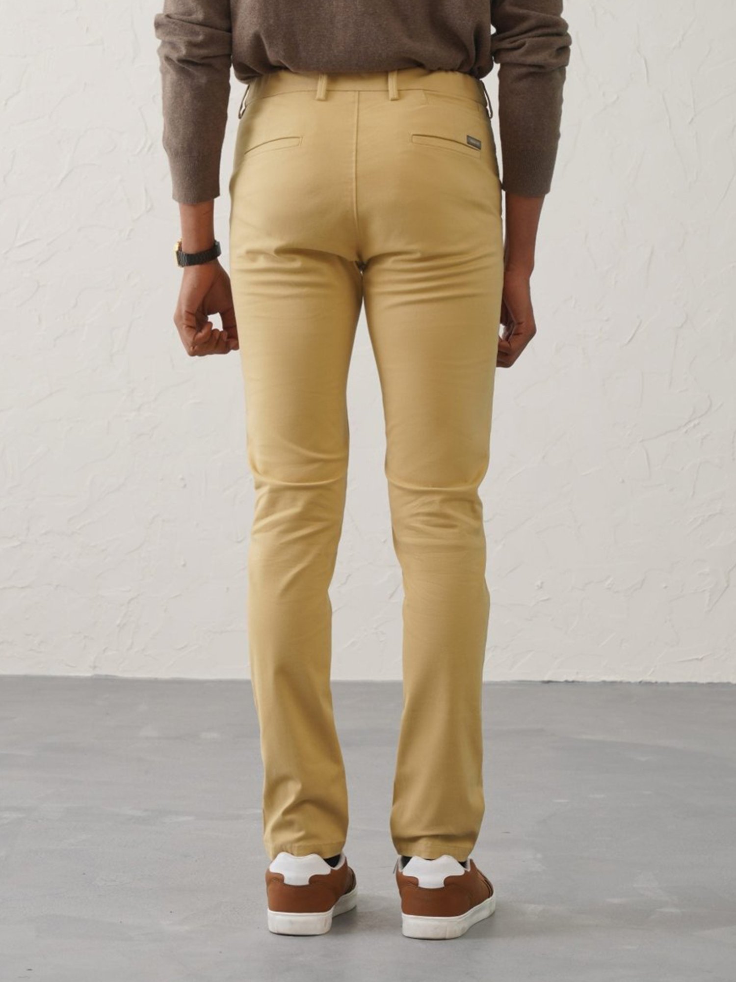 MinusOne Khaki Regular Fit Chinos