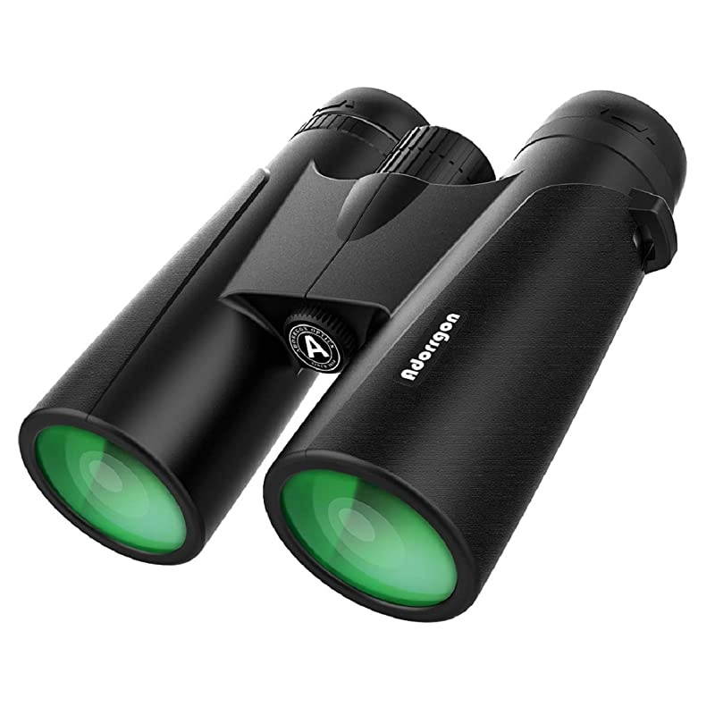 Powerful Binoculars with Clear Weak Light Vision Lightweight 11 lbs Binoculars for Birds Watching Hunting Sports Large Eyepiece Binoculars for Adults with BAK4 FMC Lens