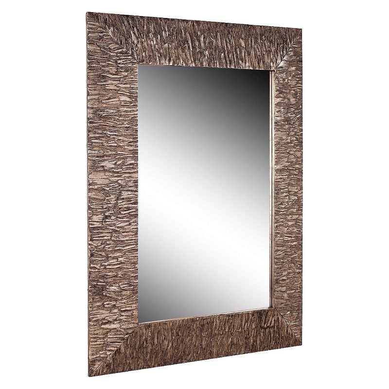 Rectangle Howard Elliot Linden Decorative Wall Mirror Light Gold - Howard Elliott