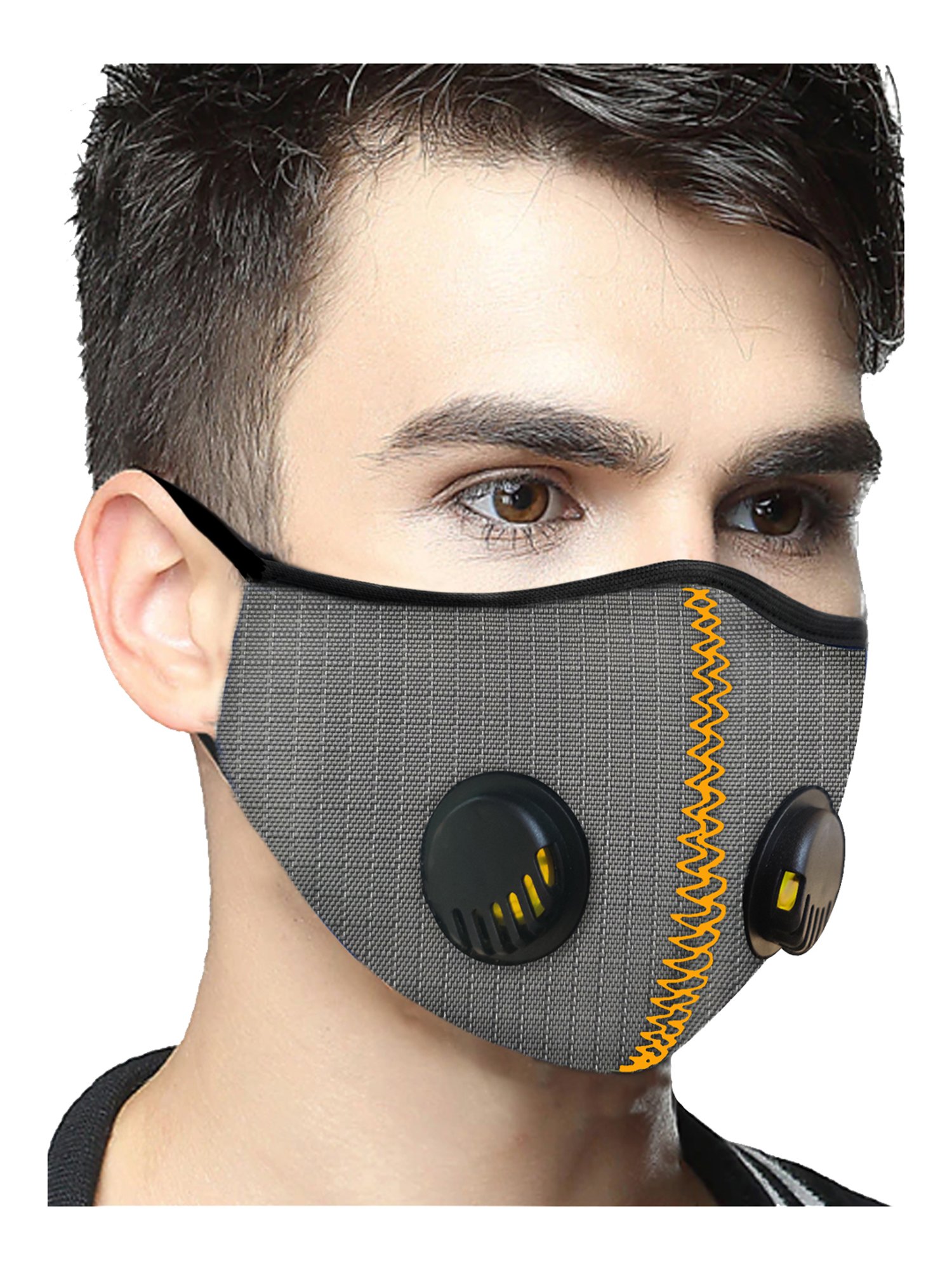 Lioncrown 3 Layered N95 Face Mask with Air Valves