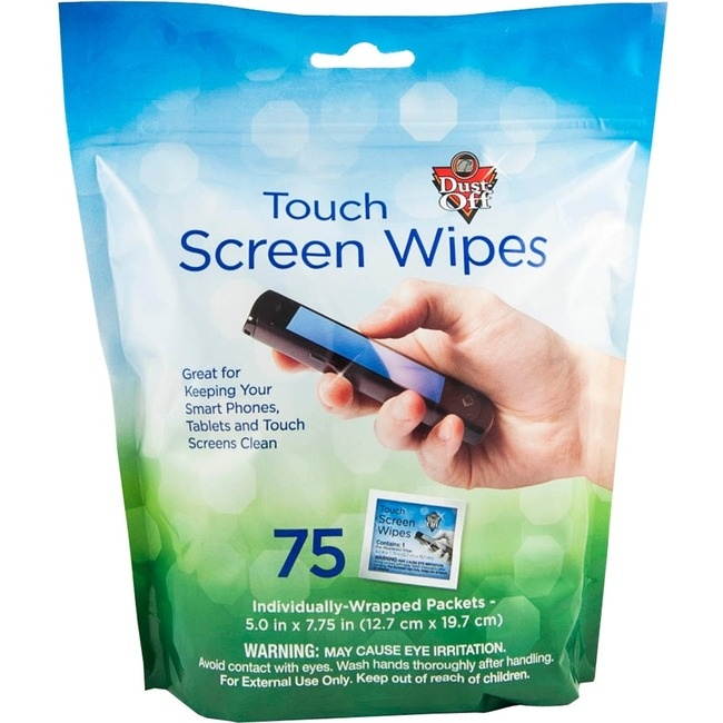 Dust-Off(R) DTSW75 Touchscreen Wipes (75-ct)