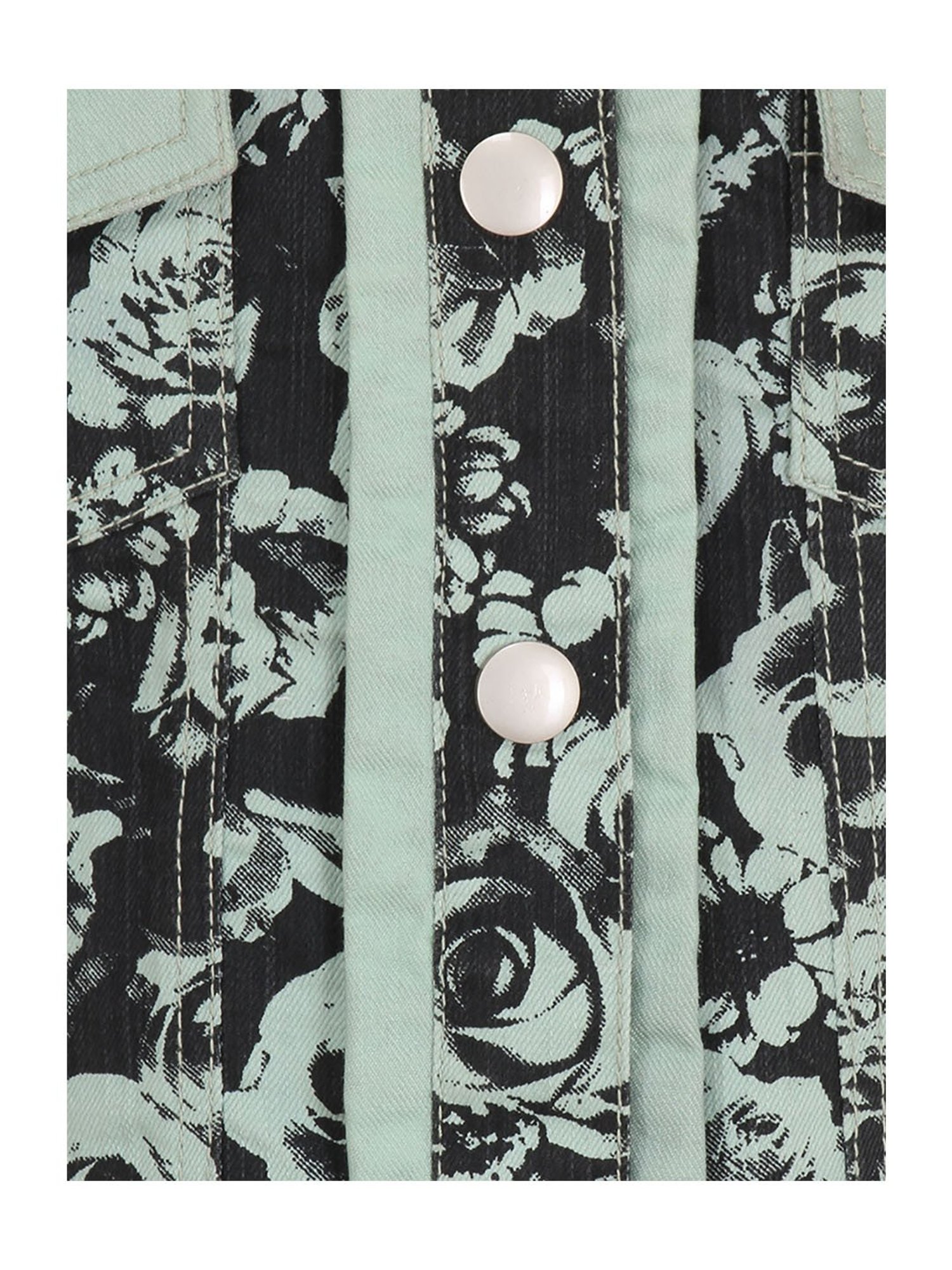 Elle Kids Black Self Pattern Jacket