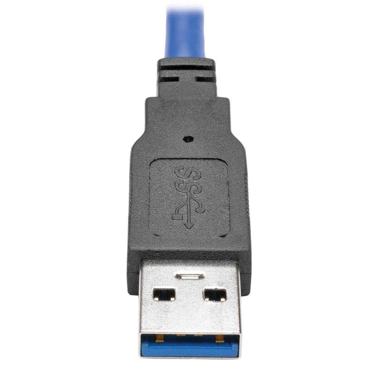 Tripp Lite USB 3.0 SuperSpeed Keystone Jack Type-A Extension Cable (M/F), 3 ft. (U324-003-KJ)