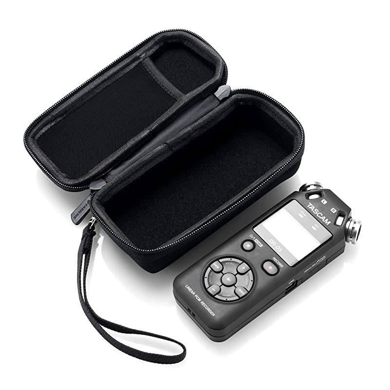 Hard CASE fits TASCAM DR-05 / DR-05X (Version 2/1) Portable Digital Recorder. - Includes Mesh Pocket for Accessories. by