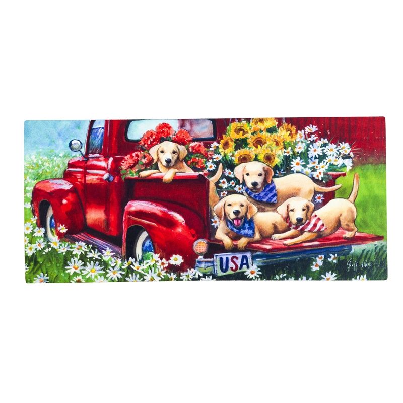 Evergreen Flag Sassafras Doormat Dog Lovers Floormat Set of 5