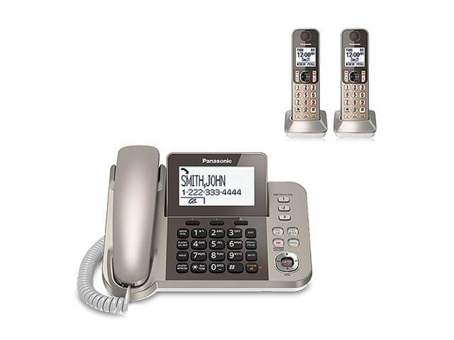 Panasonic KX-TGF352N 3 Handset Corded / Cordless Phone