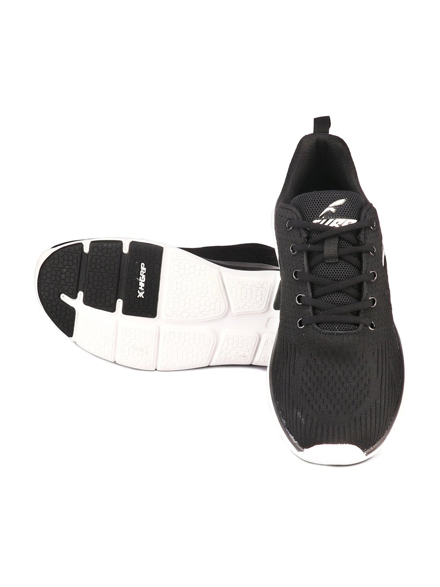 Furo by Red Chief Men's Black Walking Shoes