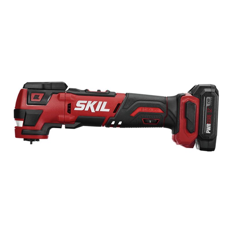 Skil OS592702 PWRCore 12 12V Brushless Lithium-Ion Oscillating Cordless Multi-Tool Kit (2 Ah)