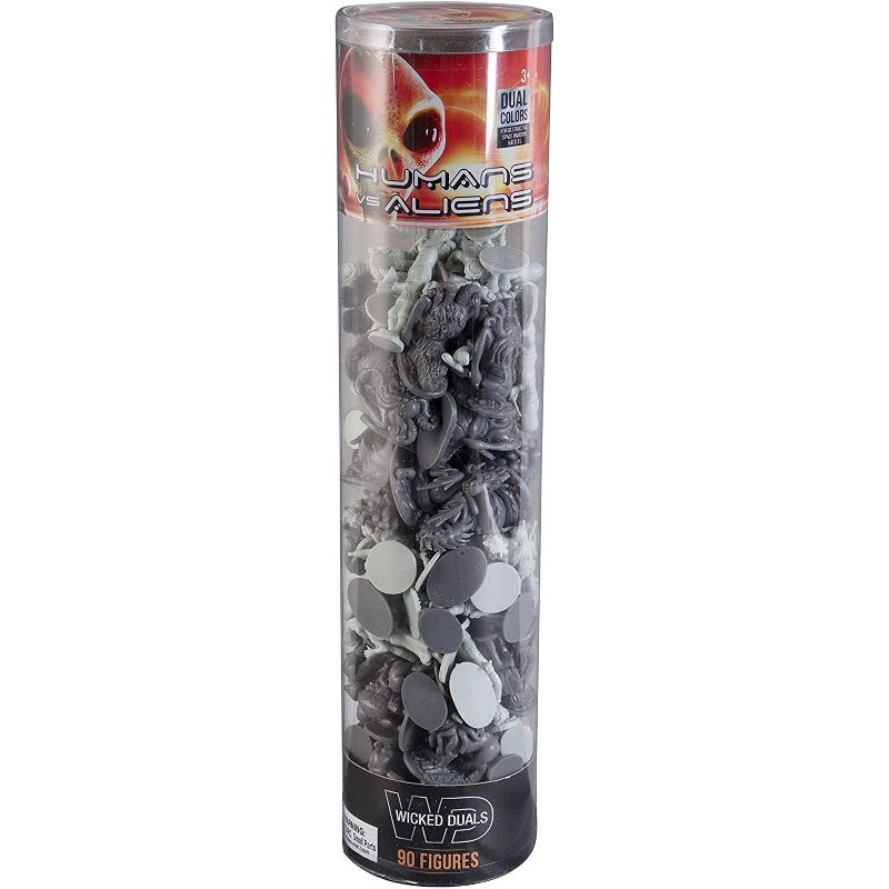 Hingfat Humans Vs Aliens Space Monster Action Figure Toy Playset, 90 Pieces