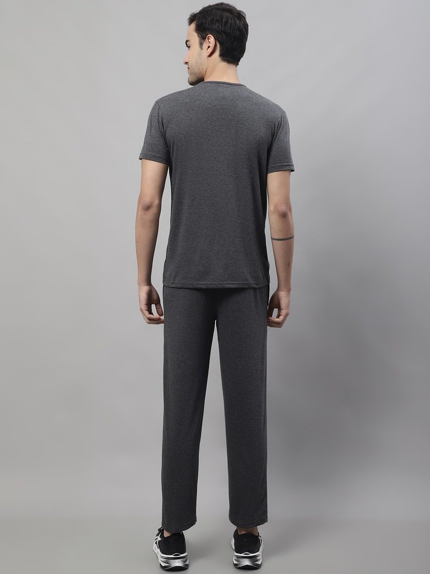 Rock.It Blue Regular Fit Printed TrackSuit