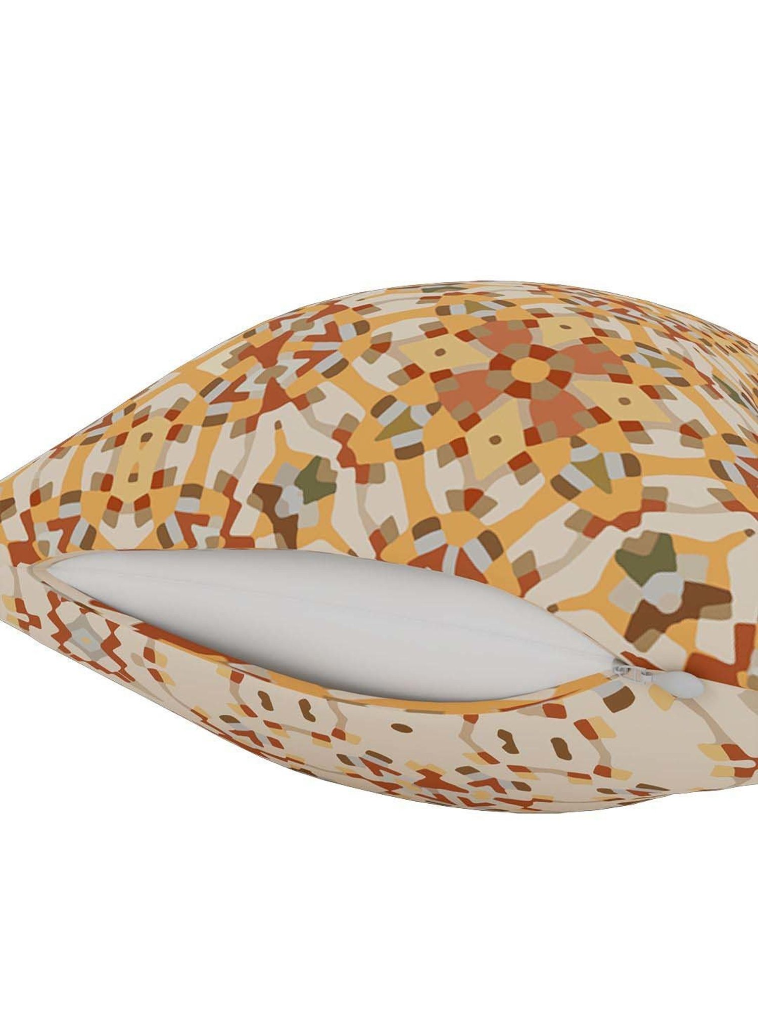 Swayam Multicolor Cotton 40 cm x 40 cm Cushion Covers - Set of 2