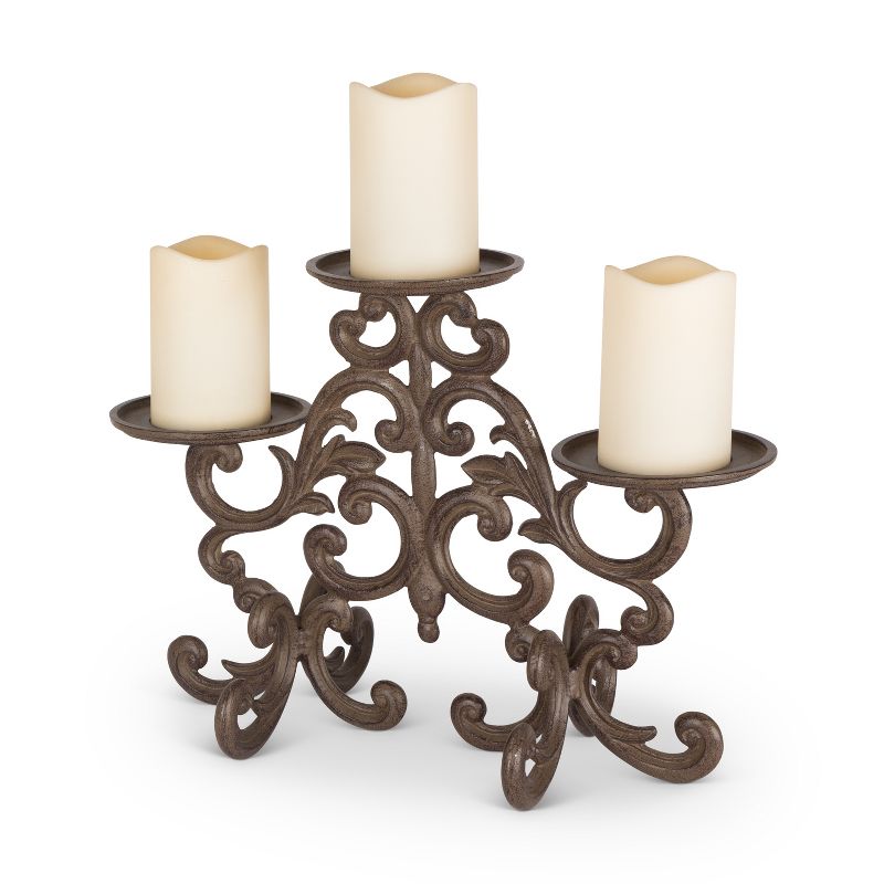 GG Collection GG Collection Acanthus 3-Light Candle Holder