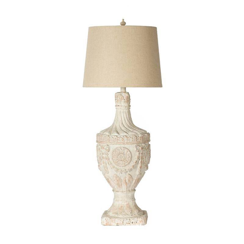 31" Final Table Lamp Antique White - A&B Home