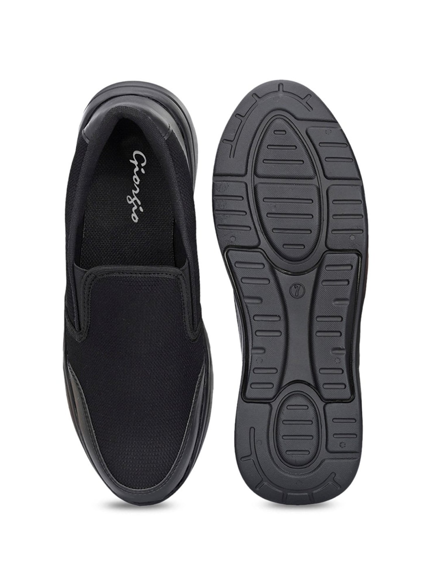 Giorgio Men's Black Running Shoes